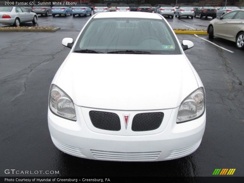 Summit White / Ebony 2008 Pontiac G5