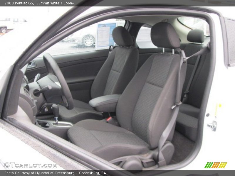 Summit White / Ebony 2008 Pontiac G5