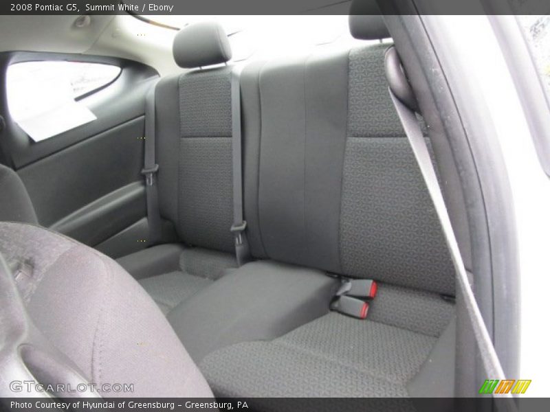 Summit White / Ebony 2008 Pontiac G5