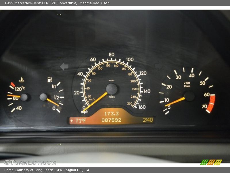  1999 CLK 320 Convertible 320 Convertible Gauges