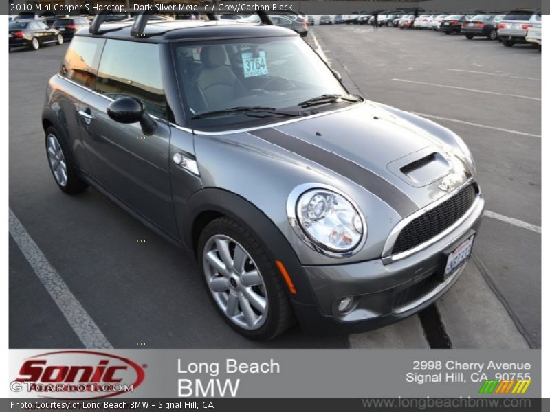 Dark Silver Metallic / Grey/Carbon Black 2010 Mini Cooper S Hardtop