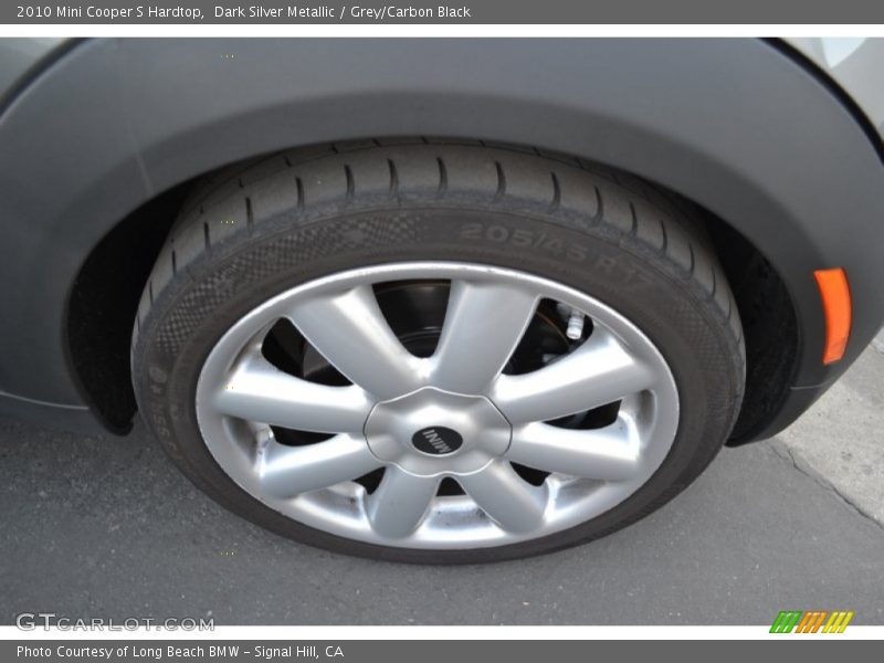 Dark Silver Metallic / Grey/Carbon Black 2010 Mini Cooper S Hardtop