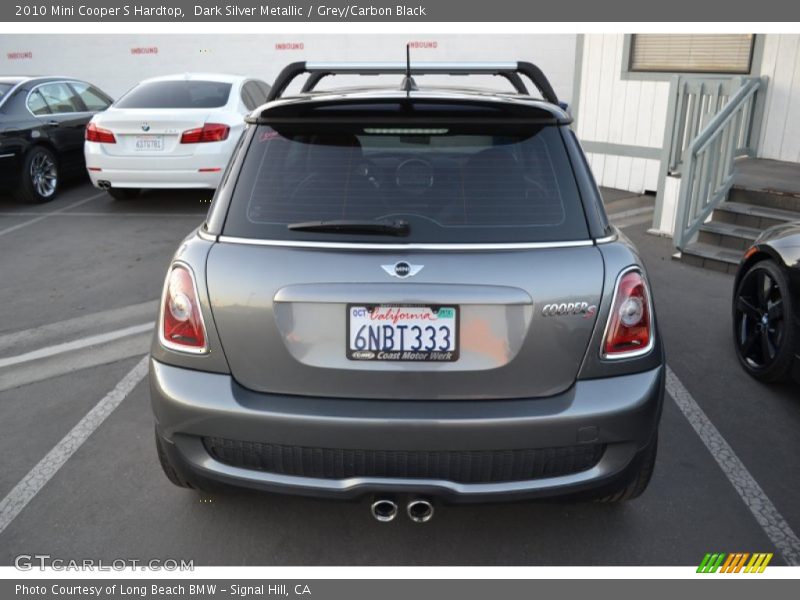 Dark Silver Metallic / Grey/Carbon Black 2010 Mini Cooper S Hardtop