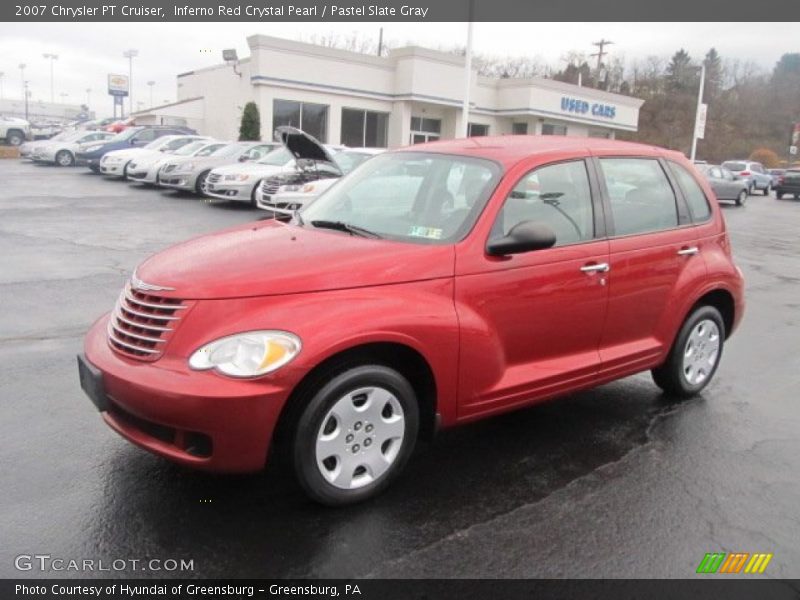 Inferno Red Crystal Pearl / Pastel Slate Gray 2007 Chrysler PT Cruiser