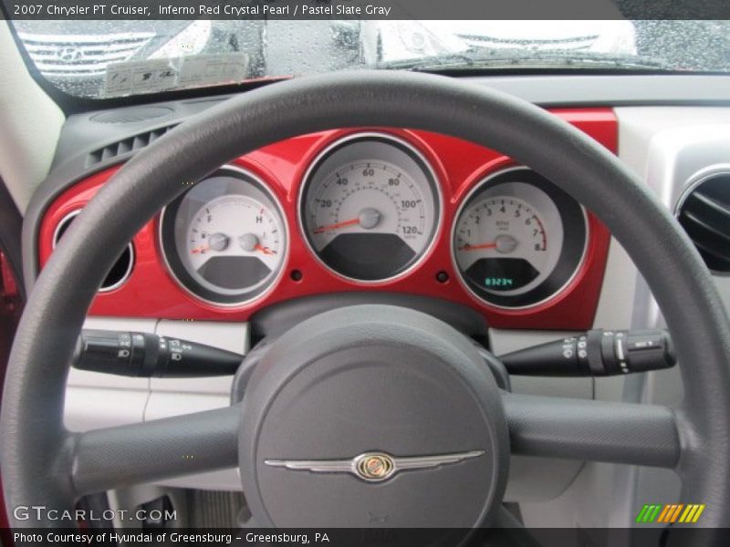 Inferno Red Crystal Pearl / Pastel Slate Gray 2007 Chrysler PT Cruiser