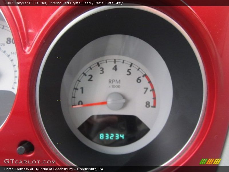 Inferno Red Crystal Pearl / Pastel Slate Gray 2007 Chrysler PT Cruiser