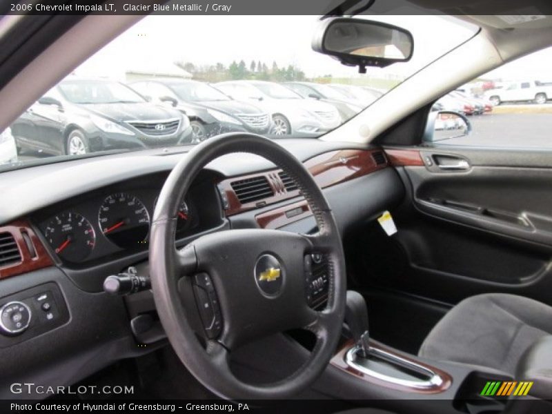 Glacier Blue Metallic / Gray 2006 Chevrolet Impala LT