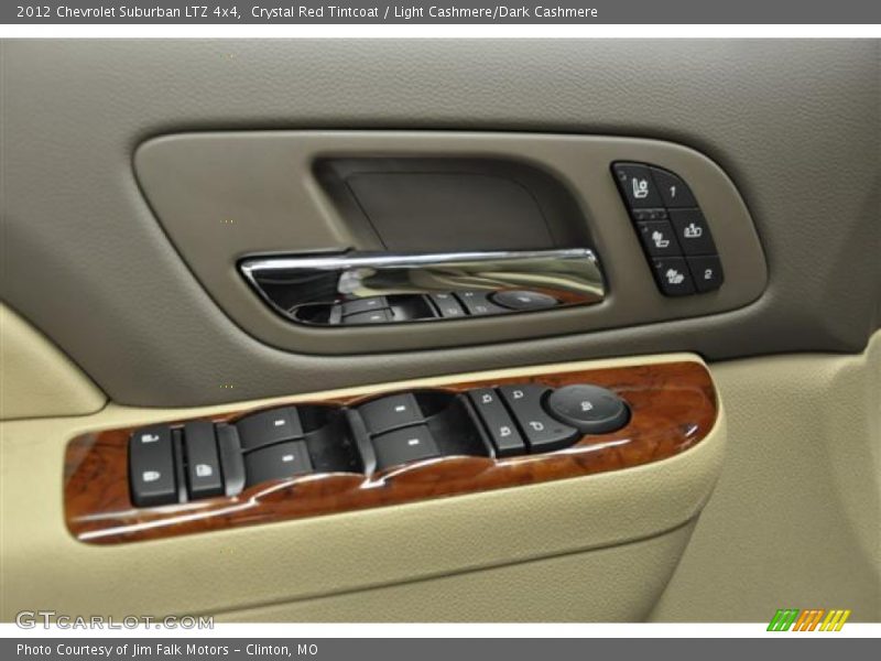 Crystal Red Tintcoat / Light Cashmere/Dark Cashmere 2012 Chevrolet Suburban LTZ 4x4