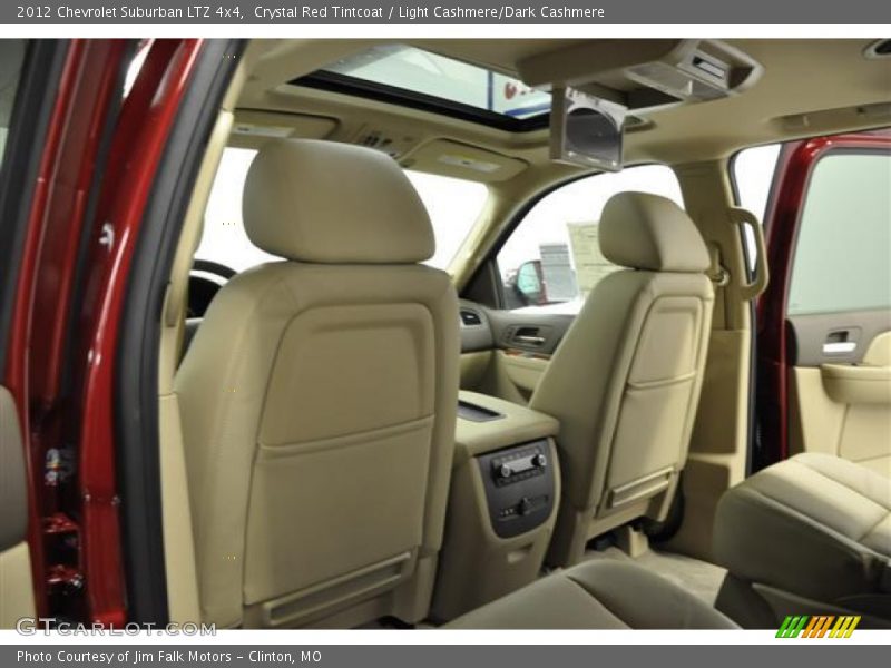 Crystal Red Tintcoat / Light Cashmere/Dark Cashmere 2012 Chevrolet Suburban LTZ 4x4