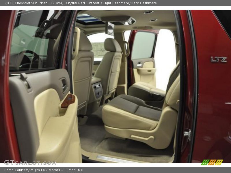 Crystal Red Tintcoat / Light Cashmere/Dark Cashmere 2012 Chevrolet Suburban LTZ 4x4