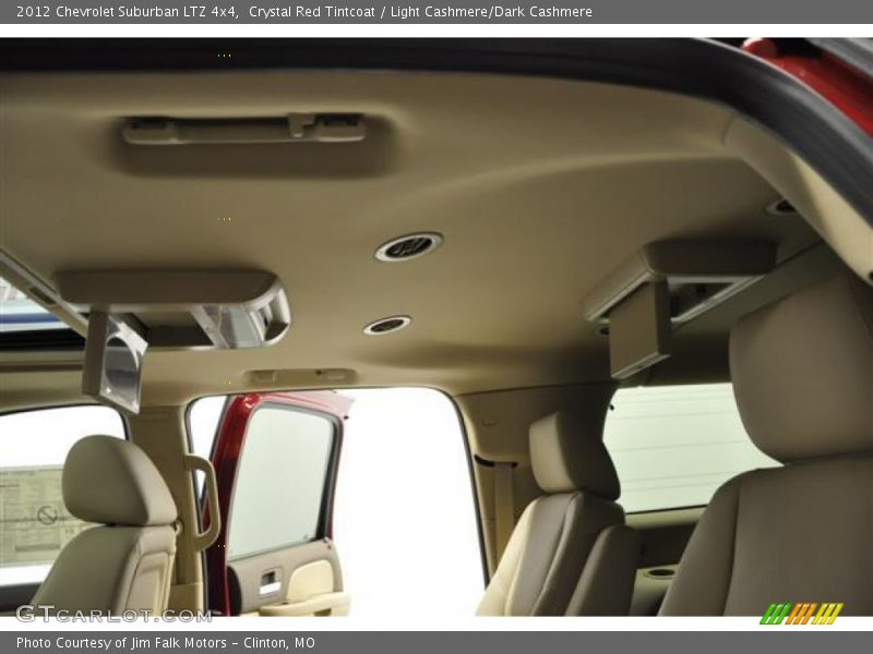 Crystal Red Tintcoat / Light Cashmere/Dark Cashmere 2012 Chevrolet Suburban LTZ 4x4