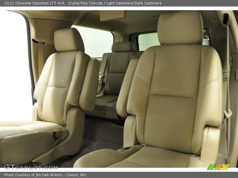 Crystal Red Tintcoat / Light Cashmere/Dark Cashmere 2012 Chevrolet Suburban LTZ 4x4