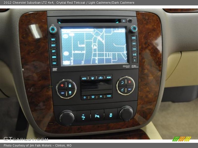 Crystal Red Tintcoat / Light Cashmere/Dark Cashmere 2012 Chevrolet Suburban LTZ 4x4