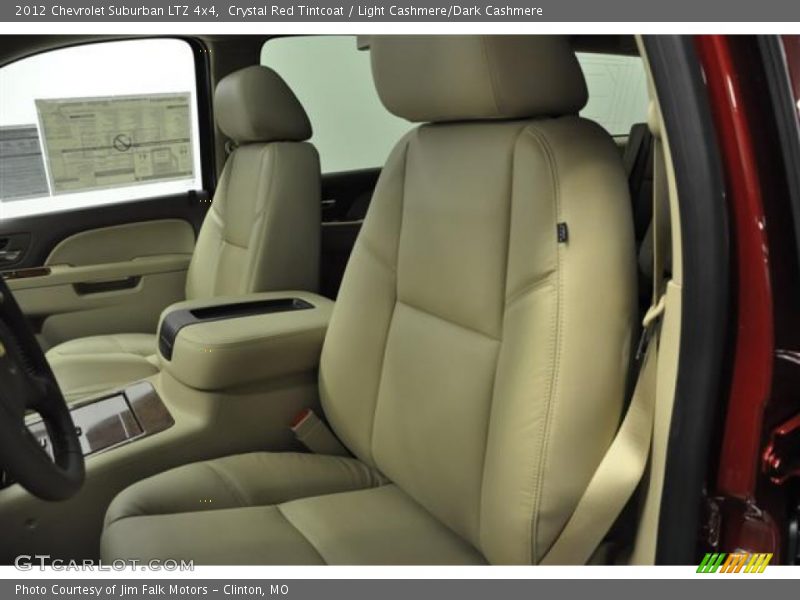 Crystal Red Tintcoat / Light Cashmere/Dark Cashmere 2012 Chevrolet Suburban LTZ 4x4