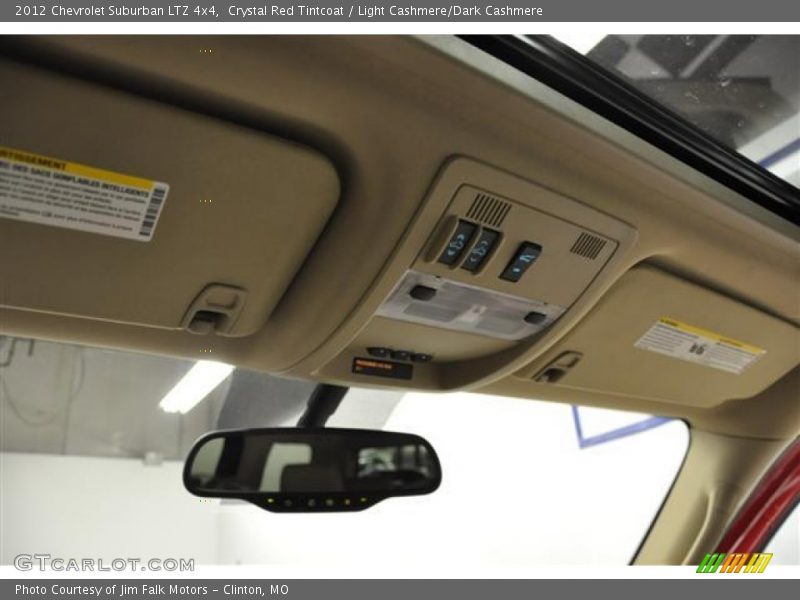 Crystal Red Tintcoat / Light Cashmere/Dark Cashmere 2012 Chevrolet Suburban LTZ 4x4
