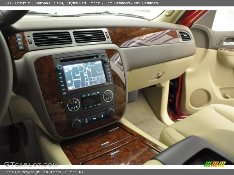 Crystal Red Tintcoat / Light Cashmere/Dark Cashmere 2012 Chevrolet Suburban LTZ 4x4