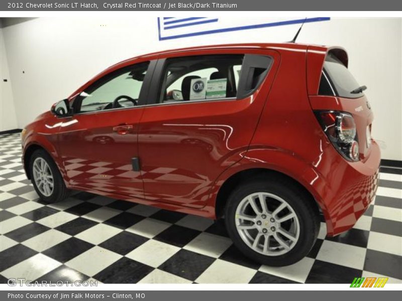 Crystal Red Tintcoat / Jet Black/Dark Titanium 2012 Chevrolet Sonic LT Hatch