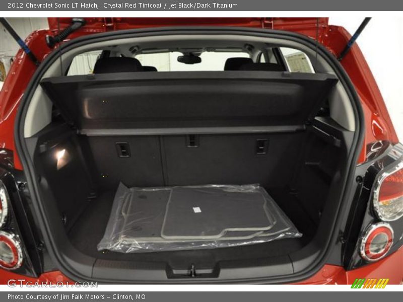 Crystal Red Tintcoat / Jet Black/Dark Titanium 2012 Chevrolet Sonic LT Hatch