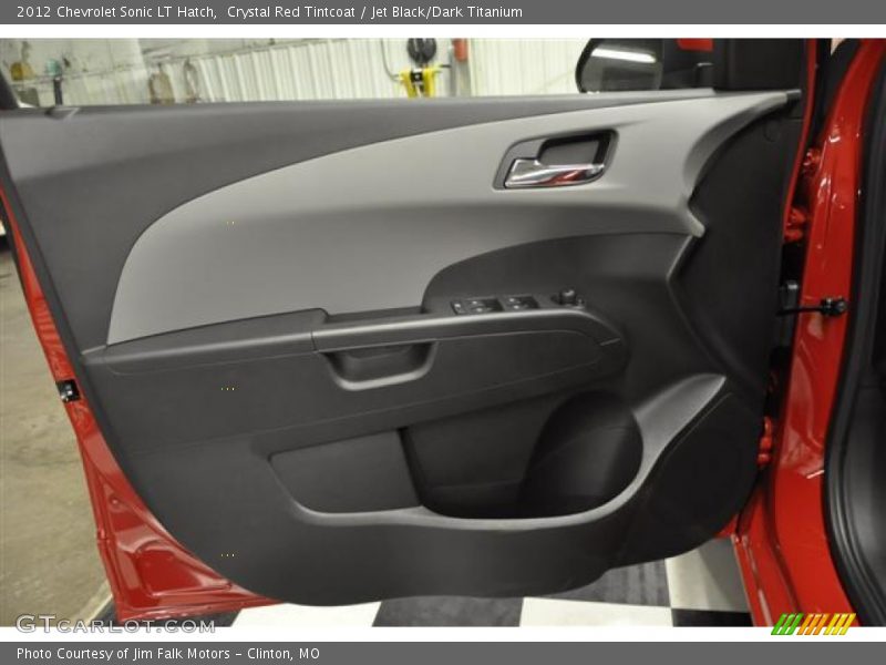 Crystal Red Tintcoat / Jet Black/Dark Titanium 2012 Chevrolet Sonic LT Hatch