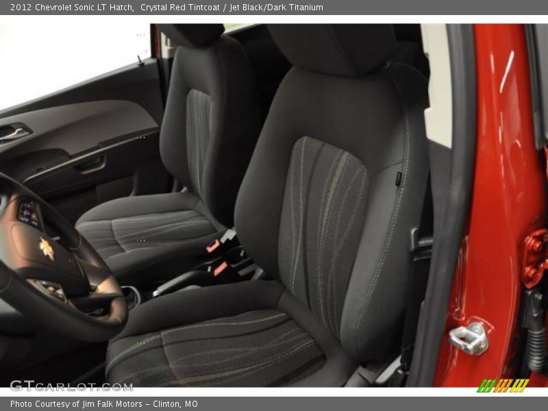 Crystal Red Tintcoat / Jet Black/Dark Titanium 2012 Chevrolet Sonic LT Hatch