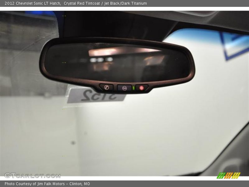 Crystal Red Tintcoat / Jet Black/Dark Titanium 2012 Chevrolet Sonic LT Hatch