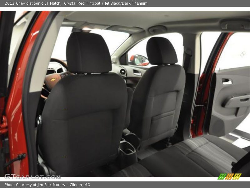 Crystal Red Tintcoat / Jet Black/Dark Titanium 2012 Chevrolet Sonic LT Hatch