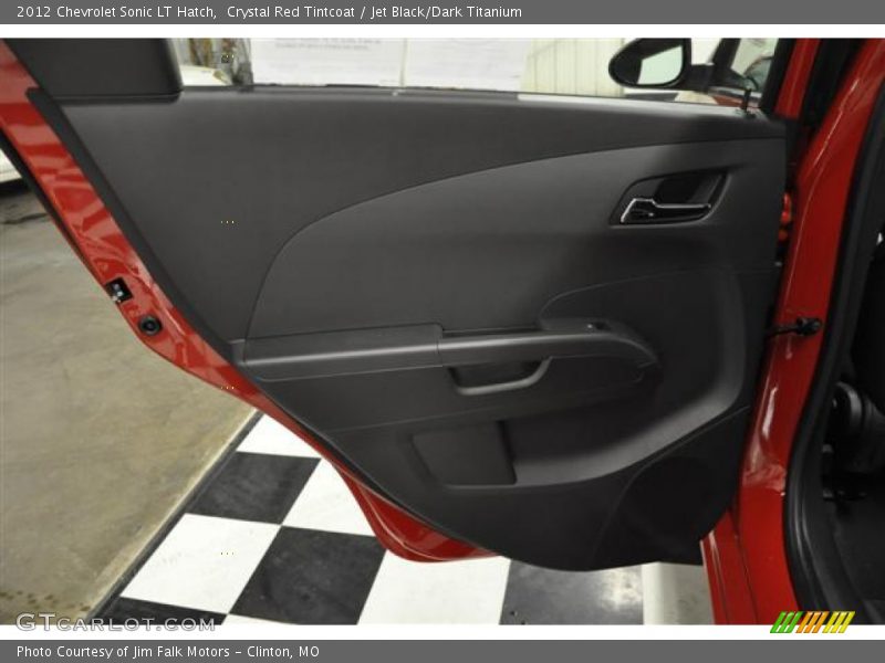Crystal Red Tintcoat / Jet Black/Dark Titanium 2012 Chevrolet Sonic LT Hatch