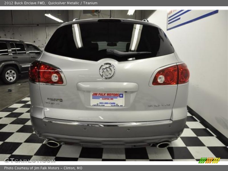 Quicksilver Metallic / Titanium 2012 Buick Enclave FWD