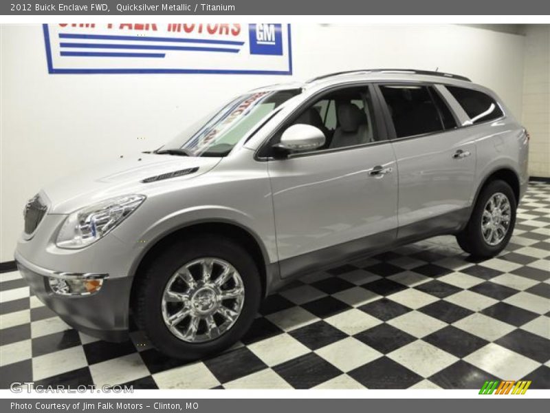 Quicksilver Metallic / Titanium 2012 Buick Enclave FWD