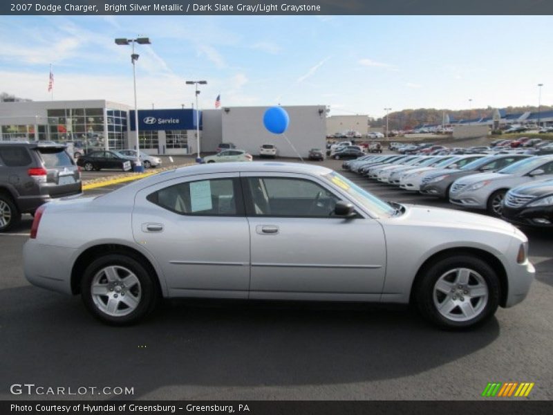 Bright Silver Metallic / Dark Slate Gray/Light Graystone 2007 Dodge Charger