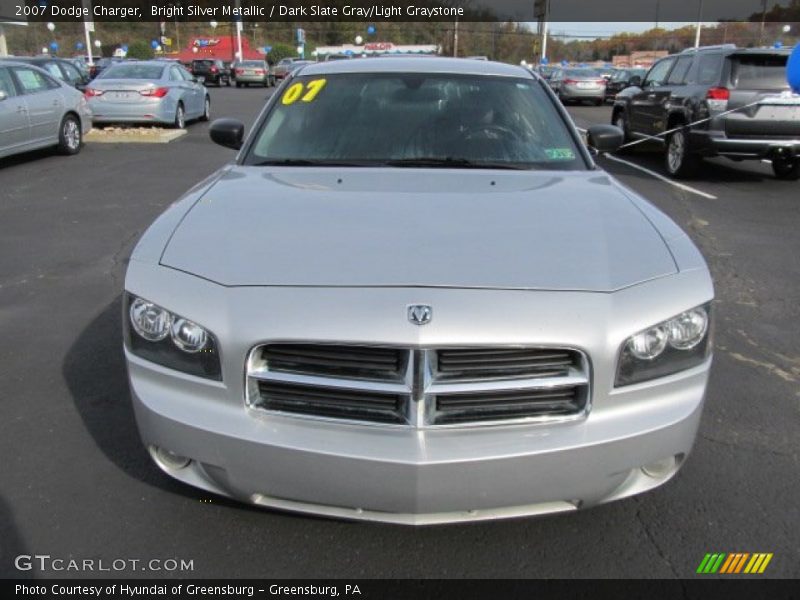 Bright Silver Metallic / Dark Slate Gray/Light Graystone 2007 Dodge Charger