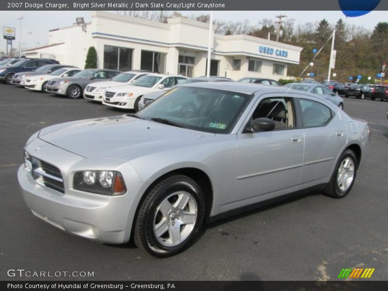 Bright Silver Metallic / Dark Slate Gray/Light Graystone 2007 Dodge Charger