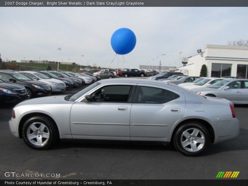 Bright Silver Metallic / Dark Slate Gray/Light Graystone 2007 Dodge Charger