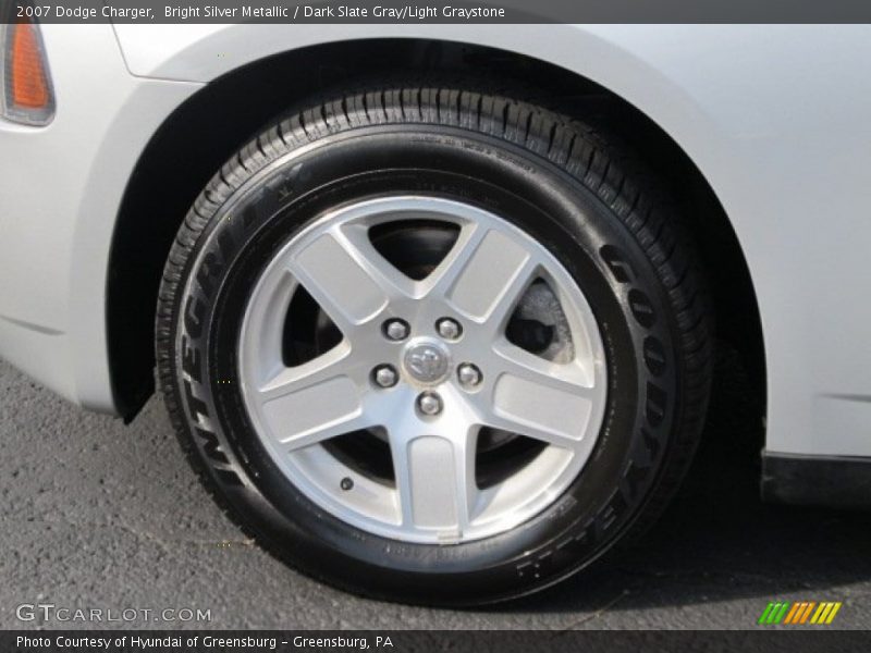 Bright Silver Metallic / Dark Slate Gray/Light Graystone 2007 Dodge Charger