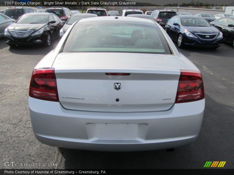 Bright Silver Metallic / Dark Slate Gray/Light Graystone 2007 Dodge Charger