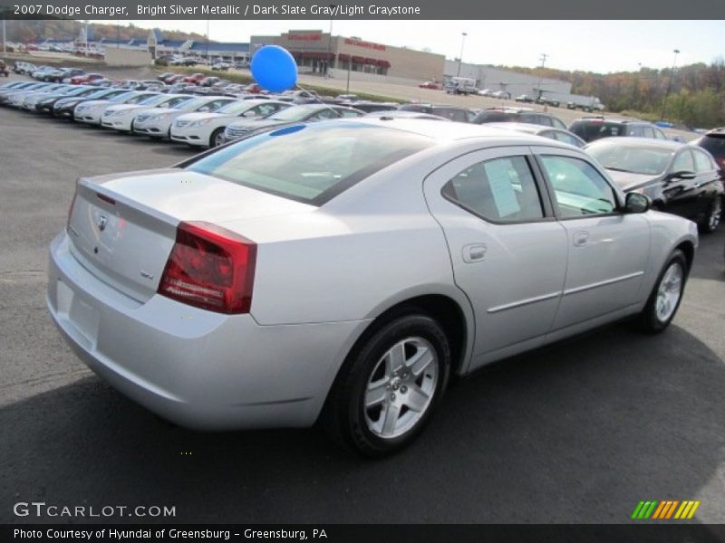 Bright Silver Metallic / Dark Slate Gray/Light Graystone 2007 Dodge Charger