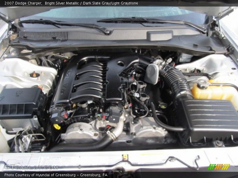 Bright Silver Metallic / Dark Slate Gray/Light Graystone 2007 Dodge Charger