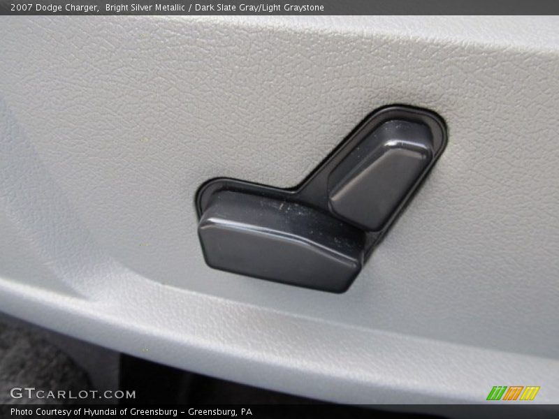 Bright Silver Metallic / Dark Slate Gray/Light Graystone 2007 Dodge Charger