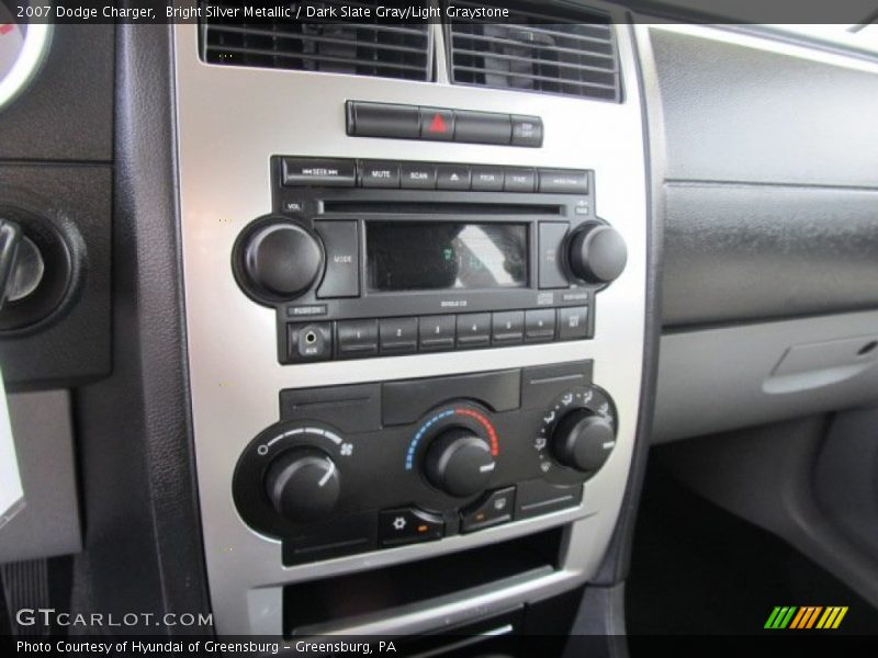 Bright Silver Metallic / Dark Slate Gray/Light Graystone 2007 Dodge Charger