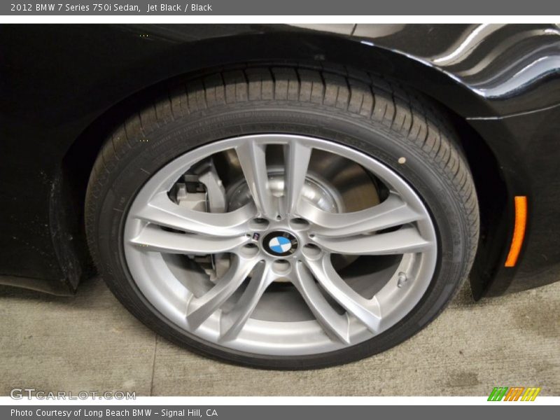 Jet Black / Black 2012 BMW 7 Series 750i Sedan