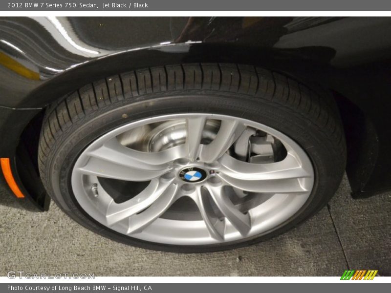 Jet Black / Black 2012 BMW 7 Series 750i Sedan