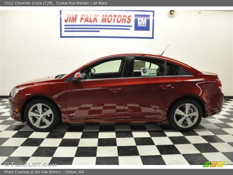 Crystal Red Metallic / Jet Black 2012 Chevrolet Cruze LT/RS