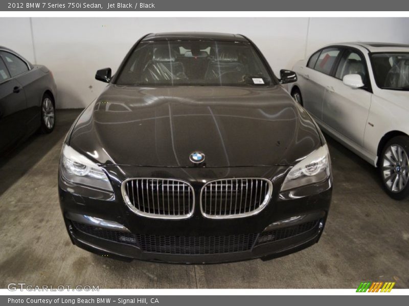 Jet Black / Black 2012 BMW 7 Series 750i Sedan