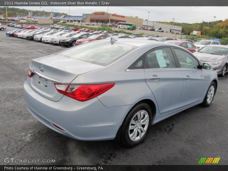 Iridescent Silver Blue Metallic / Gray 2011 Hyundai Sonata GLS