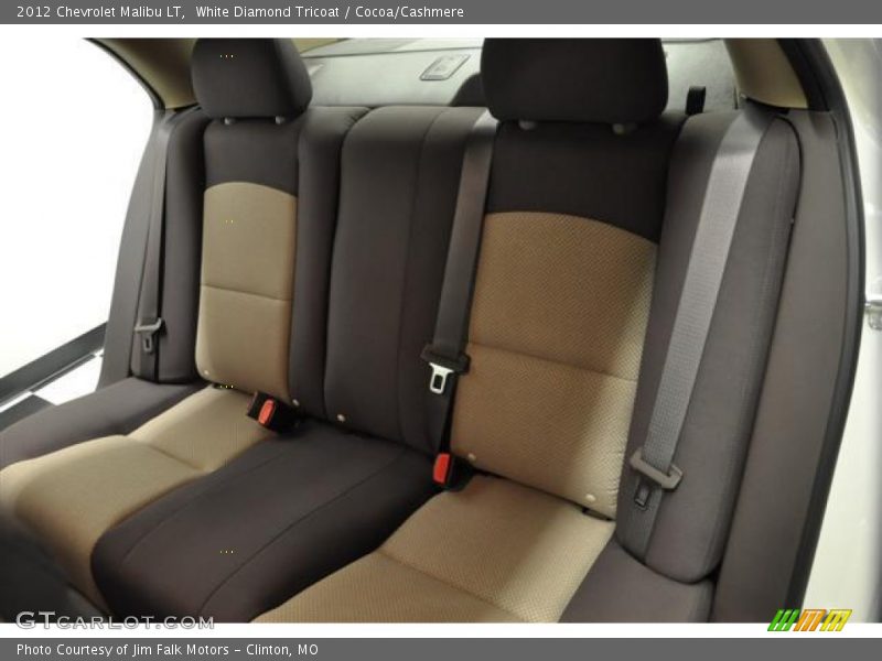 White Diamond Tricoat / Cocoa/Cashmere 2012 Chevrolet Malibu LT
