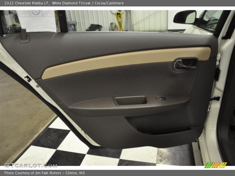 White Diamond Tricoat / Cocoa/Cashmere 2012 Chevrolet Malibu LT
