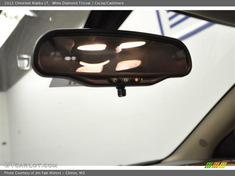 White Diamond Tricoat / Cocoa/Cashmere 2012 Chevrolet Malibu LT