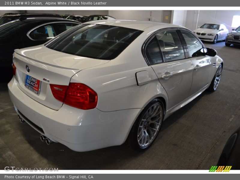 Alpine White / Black Novillo Leather 2011 BMW M3 Sedan