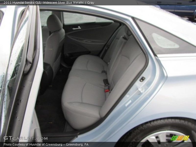 Iridescent Silver Blue Metallic / Gray 2011 Hyundai Sonata GLS