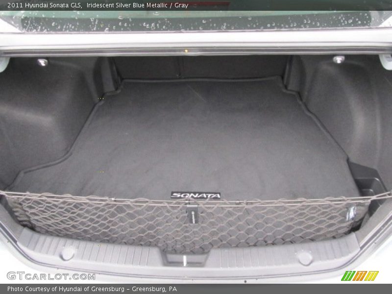 Iridescent Silver Blue Metallic / Gray 2011 Hyundai Sonata GLS